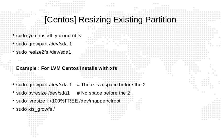 CENTOS Mengubah Ukuran Partisi dengan LVM