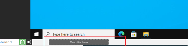 Seret dan jatuhkan file